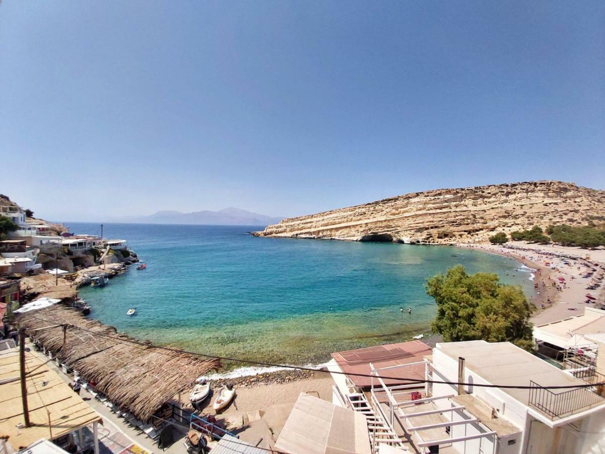 Beach View Matala Lägenhet Exteriör bild